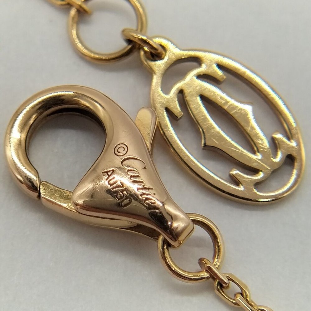 CARTIER D'AMOUR NECKLACE Diamond 18K Rose Gold - Picture 11 of 14
